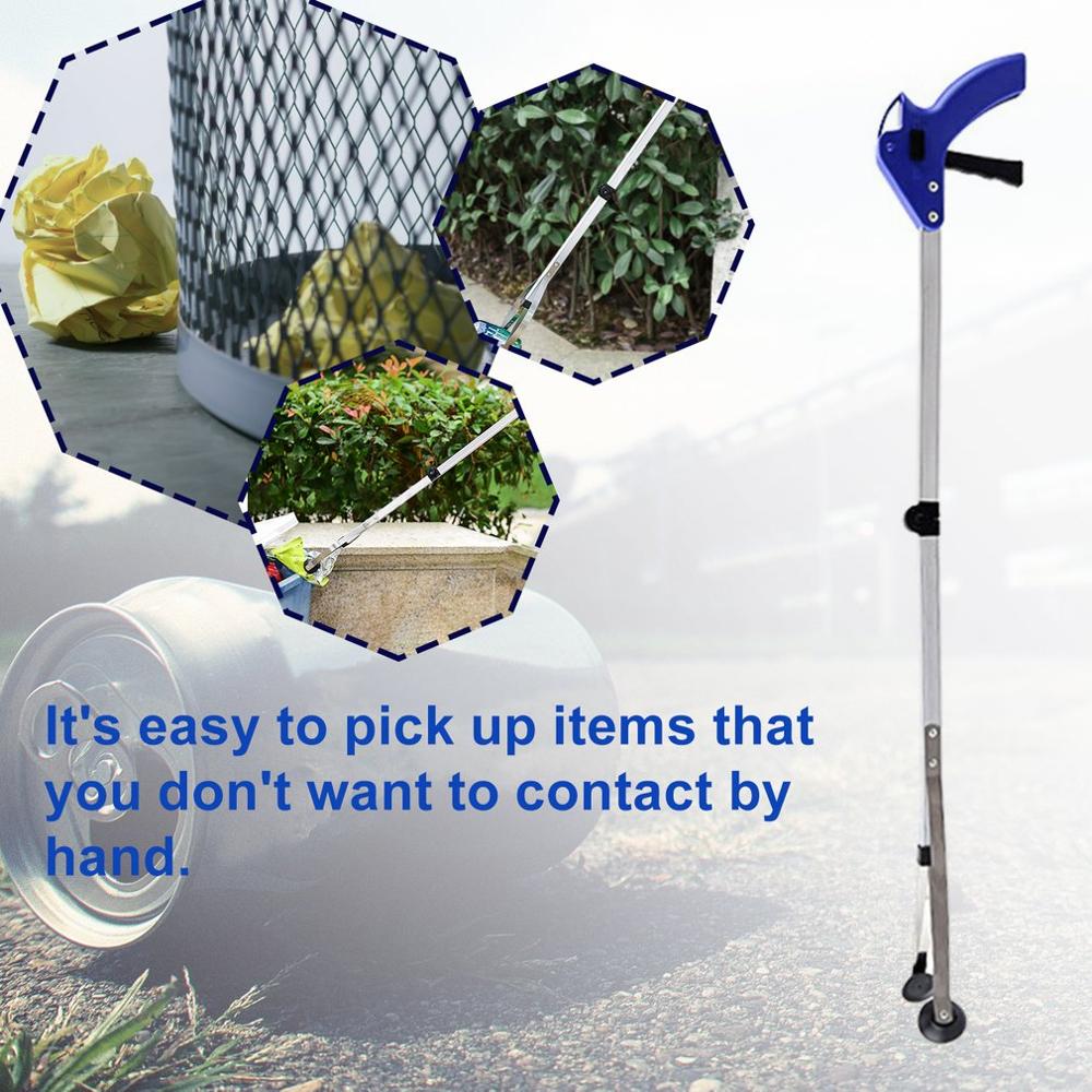 Foldable Litter Reachers Pickers Pick Up Tools Gripper Extender Grabber Picker Collapsible Kitchen Home Garden Indoor Tool