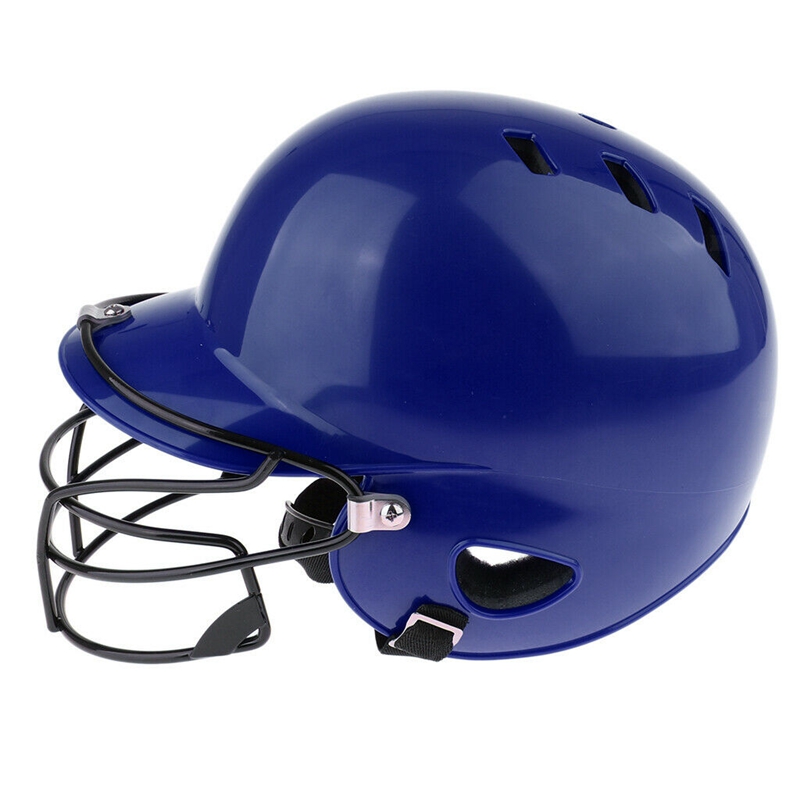 Baseball Helm Baseball Schlagen Helm weicher Ball Kompakte Maske Dual Dichte Auswirkungen