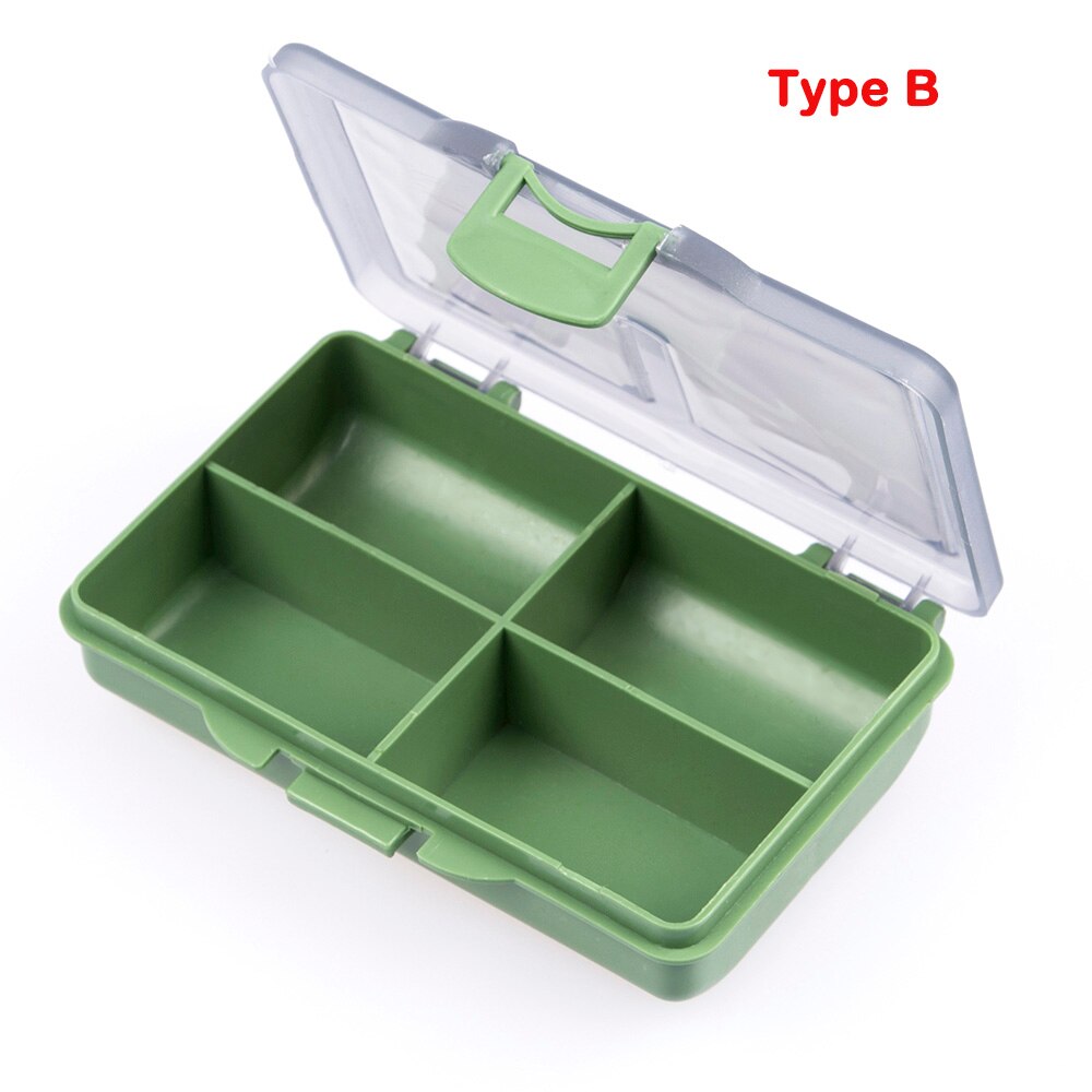 14 Compartments Fishing Tackle Box Bait Lure Hooks Storage Case Fishing Tool Tackle Sorting Box for Pesca: Type B