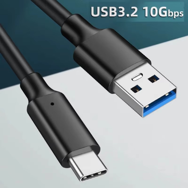 Usb 3.1 10 gbit/s) typ-c-kabel, usb-a-auf-usb  c 3.1/3.2 gen.2- datenübertragungskabel, usb-c-ssd-festplattenkabel  pd 3a 60w qc 3.0 ladekabel
