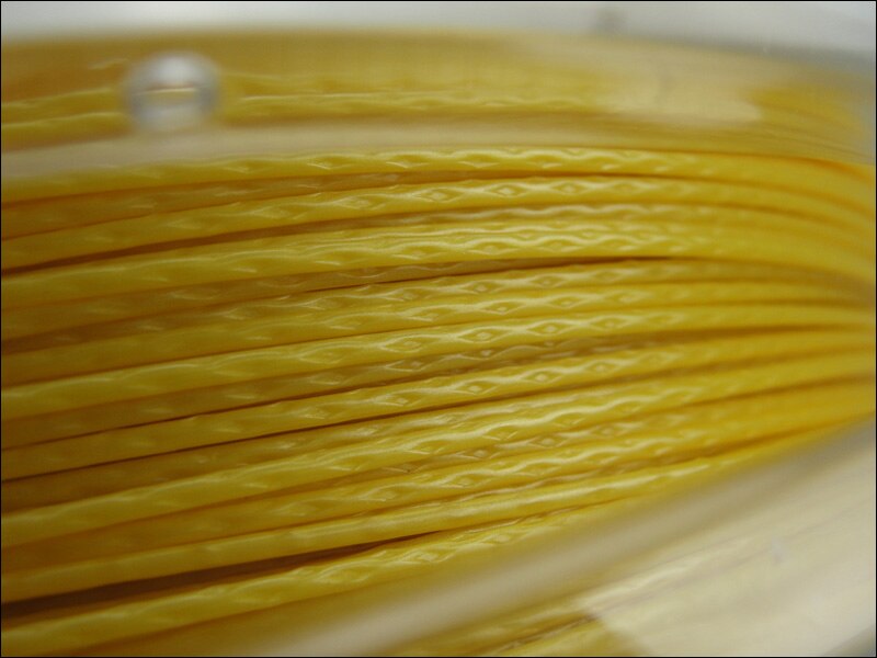 Tennis Racket Strings Polyester Alu Power Rough 125 200m/reel 4 colors: Yellow