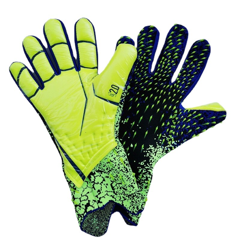 Latex Football Gloves Soccer Ball Without Finger Protection Gloves Goalkeeper Gloves