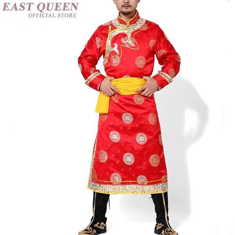 Mongol traje de la ropa de los hombres hombre chino trajes de Baile Folclórico ropa vestido de etapa desgaste de la danza ropa de mongol hombres FF1146
