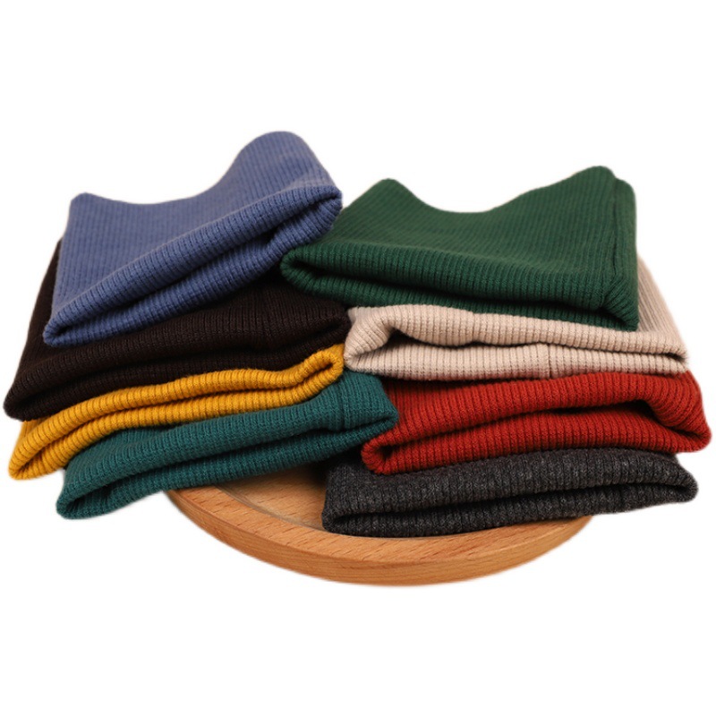 2 Stuks 40Cm Gebreide Rib Elastaan Ribbel Strip Stretch 2X2 Stof Materiaal Beenopening Manchetten Vervangen Trims Diy Stof