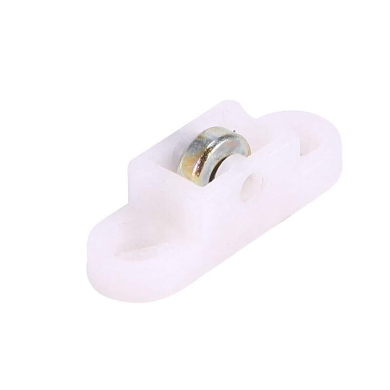 24 Pcs Door Window Cabinet Single Sliding Metal Roller Wheel 8Mm Dmr.