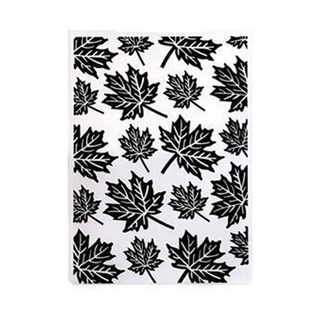 Pochoirs de gaufrage en plastique, 12 Styles de feuilles d'arbre, pochoirs pour Scrapbooking, modèle de bricolage, carte Album Photo, décor fait à la main: 56021