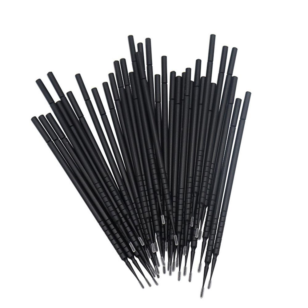 100 Stuks Wegwerp Wimper Cleaning Up Wattenstaafjes Microbrushes Voor Wimper Enten Extension Gereedschap Make Wimpers Verwijderen