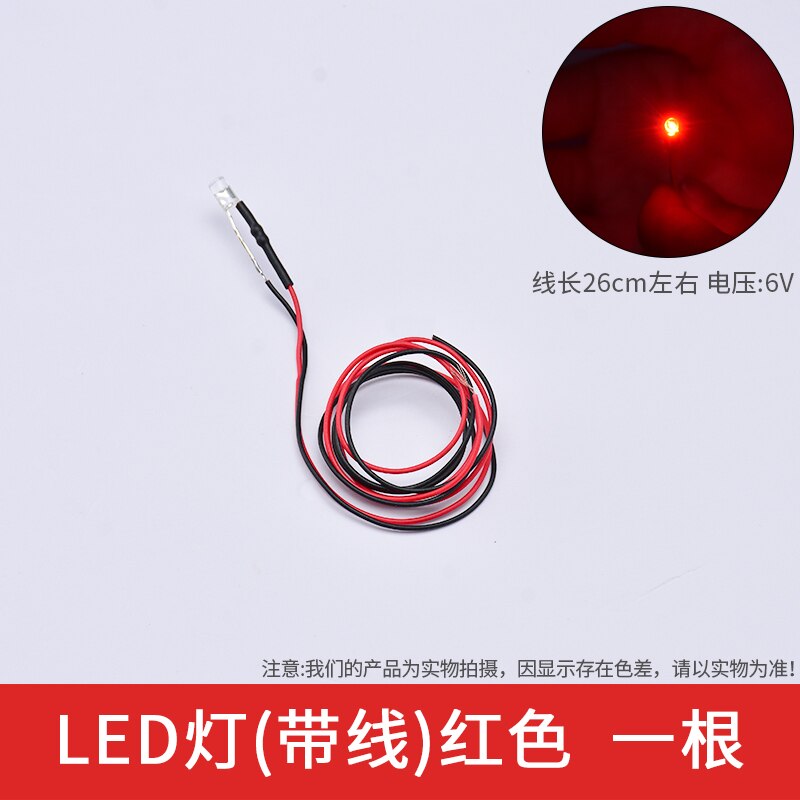 20pcs/lot Model Led Lamp Light model train HO N OO scale model railway modeling: red