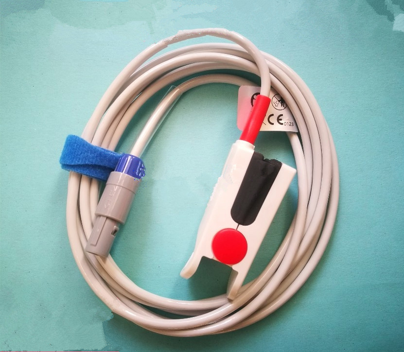 Goldway ECG Spo2 probe blood oxygen probe 5-pin single slot for Goldway UT4000A, UT4000B, UT4000C, UT4000F, etc.