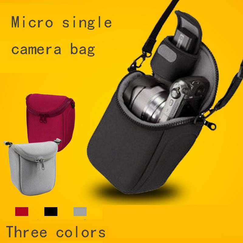 Funda protectora portátil para cámara Olympus E-M10, EM10II, E-M5II, EP3, EM5, EPL6, EPL7, E-PL8, EPL5, EP5, 14-42mm, con correa