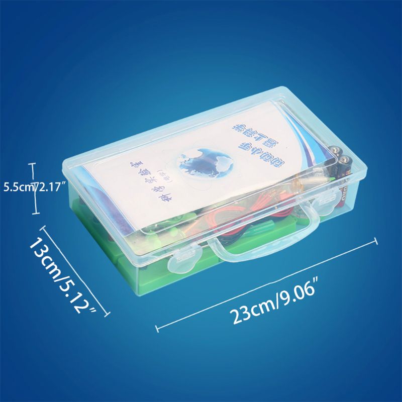 Physics Labs Circuit Learning Kit Basic Electricity Discovery Principles Kit for Science Study Parallel Magnetism Equipment 85WF
