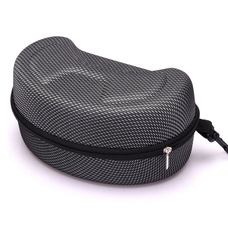 Étui De Protection EVA Pour Lunettes De Ski : Coque Dure Imperméable, Grande Taille, Avec Fermeture éclair