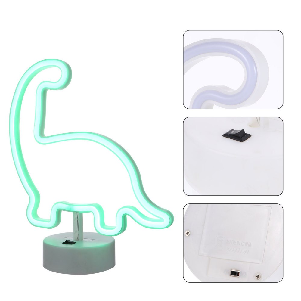 1pc Lovely Cat Neon Light Tabletop Decorative LED Bedroom Atmosphere Light