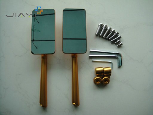 CNC 8mm 10mm Tomok Laterale Posteriore 3D Specchi per Kawasaki Z1000 Z750 R ER6F N W800 ER4N KLX250 KLX VN Serie VERSYS Z 1000 750 ER6N C