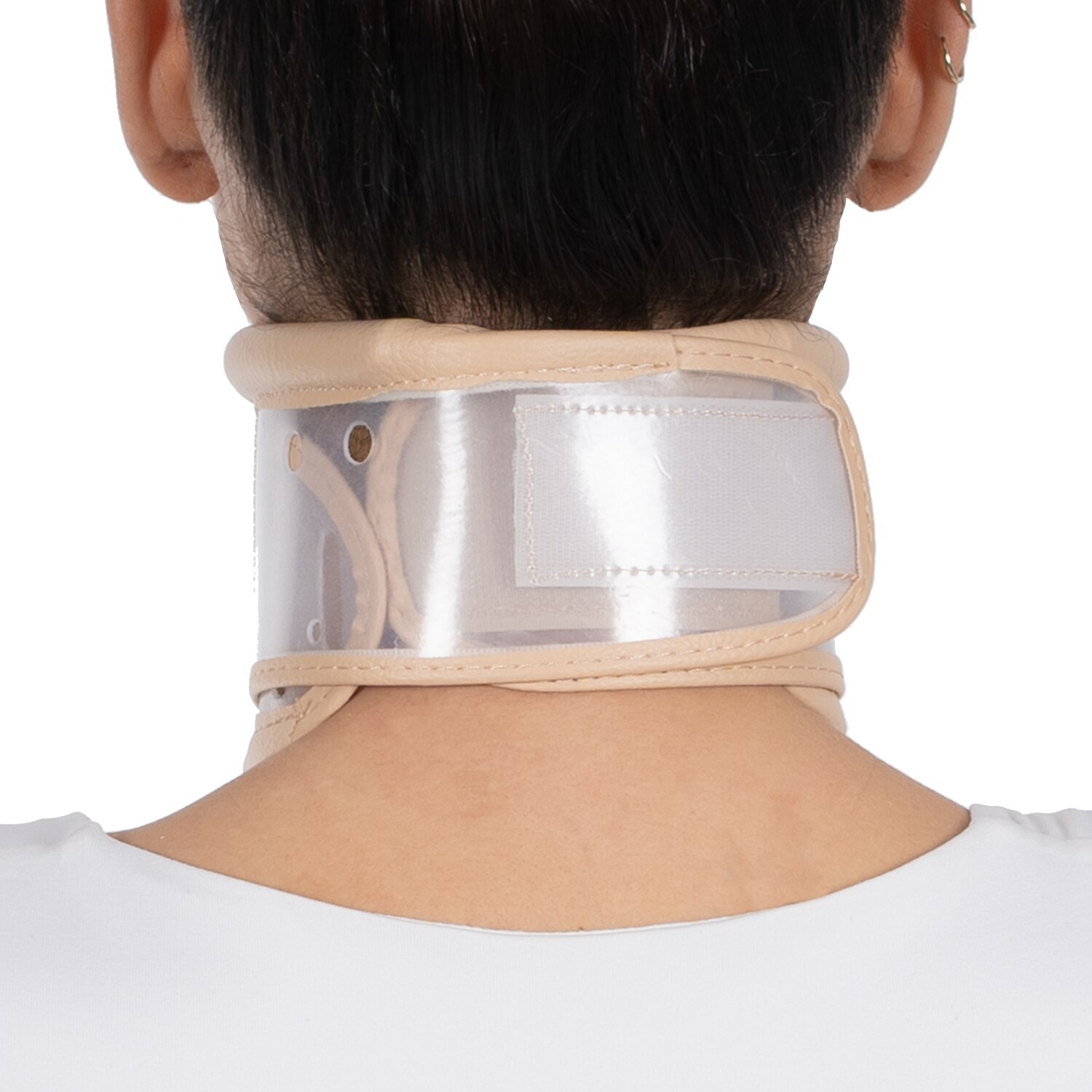 Collier Cervical réglable en Pvc avec un soutien du menton pour soulager la douleur au cou-soulagement de l'orthèse du cou-collier du cou après coup de fouet ou blessure