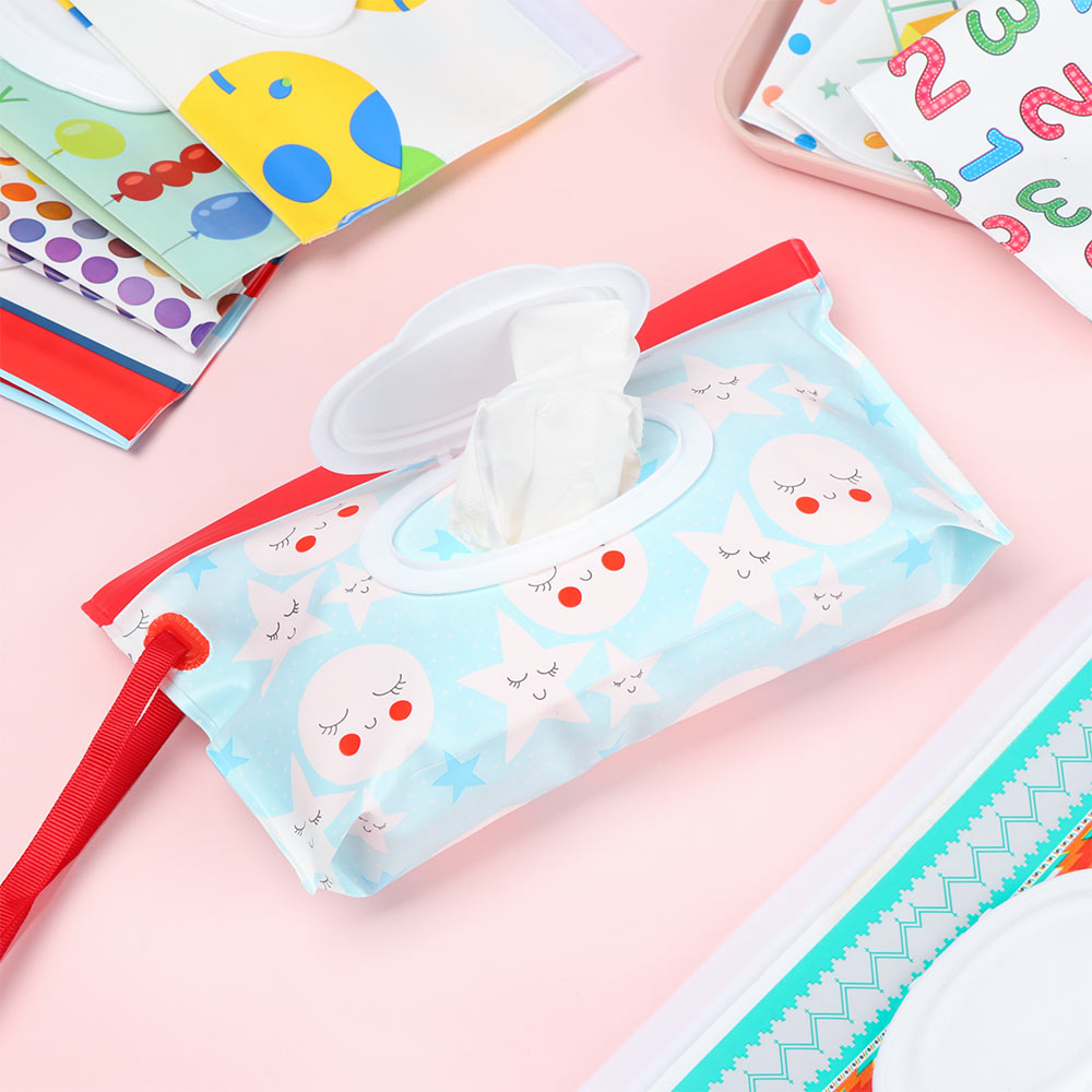New EVA Baby Wet salviette custodia porta salviette uso riutilizzabile borsa per salviettine umidificate Flip Cover scatola per fazzoletti passeggino per esterni accessori
