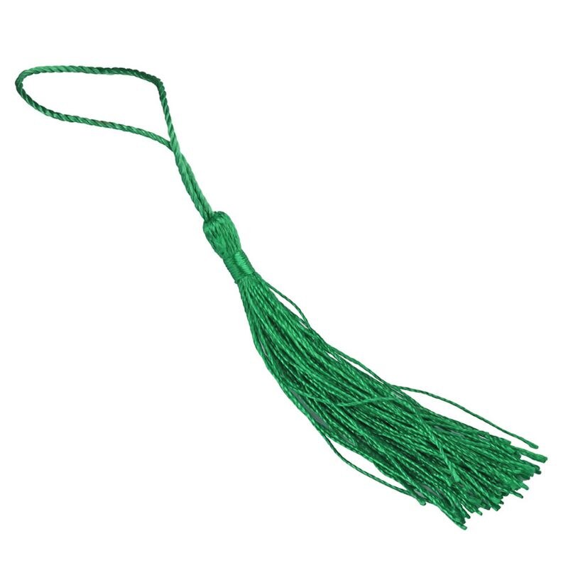 Buddha Bead Counter Decoration Polyester Tassels with Hanging Ring Silk Sewing Bang Trim Decorative Key Tassels Decor: GN