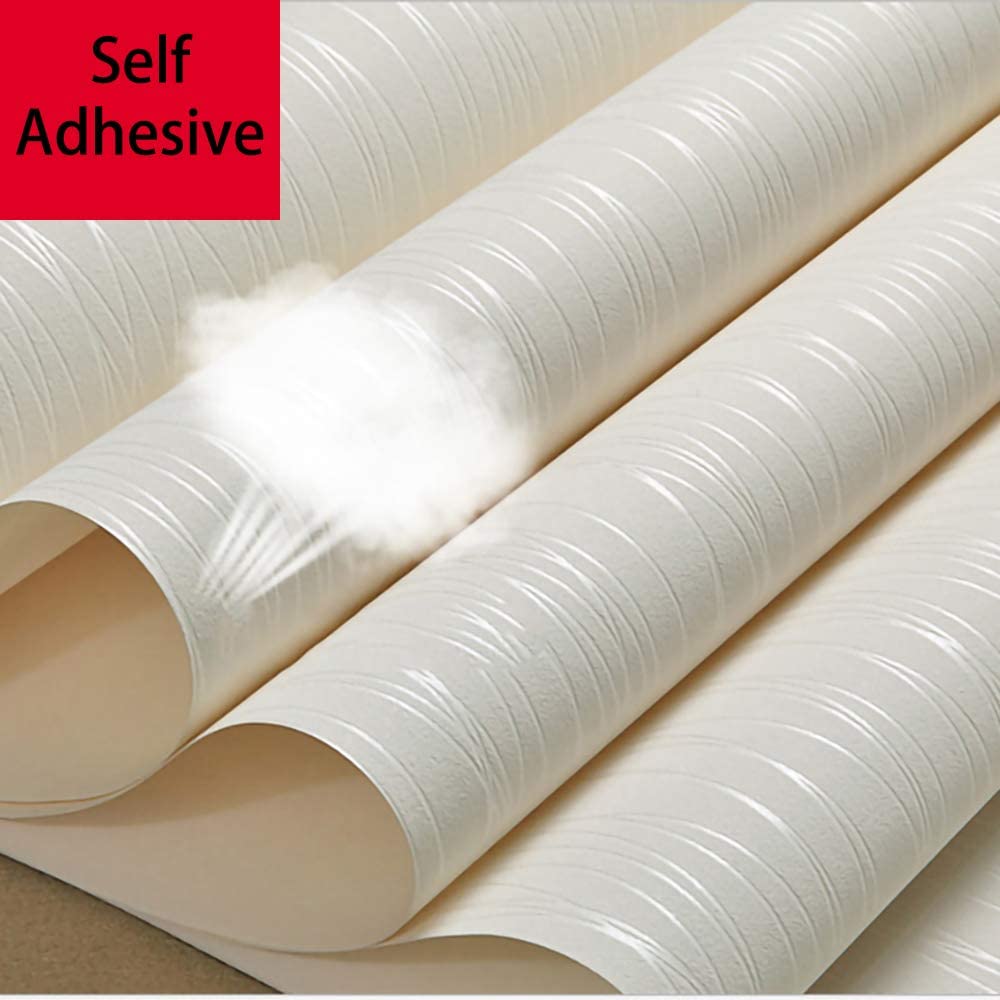 LUCKYYJ Peel and Stick 3D Wallpaper Removable Vinyl Textured Self Adhesive Wall Paper for Home Walls Kitchen Decorations