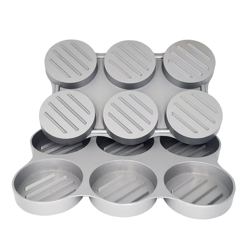 ikke-pinne burgerpress aluminiums hamburgerpattemaker med 100 vokspapir til grille