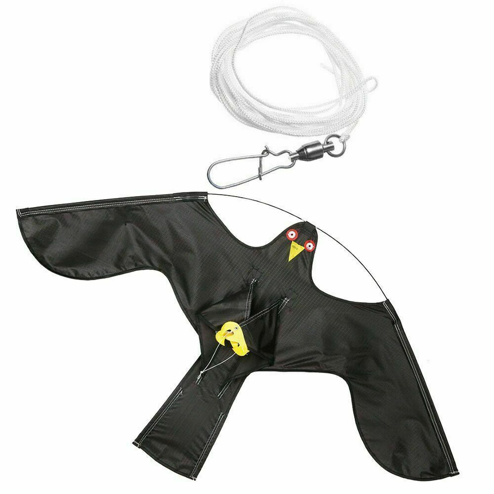Emulation Flying Hawk Kite Bird Scarer Drive Bird Kite Bird Repellent for Garden Scarecrow Yard Bird Repeller