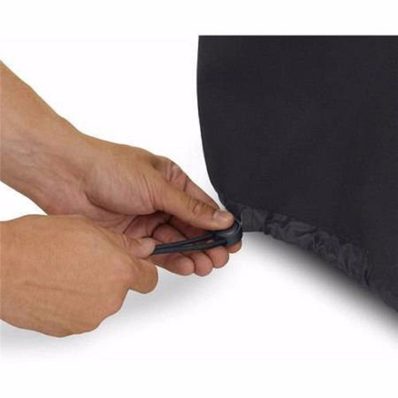 Rainproof Black BBQ Gas Grill Cover Heavy Duty Waterproof Barbecue Gas Grill Cover Outdoor Fade Resistant Weather Protection