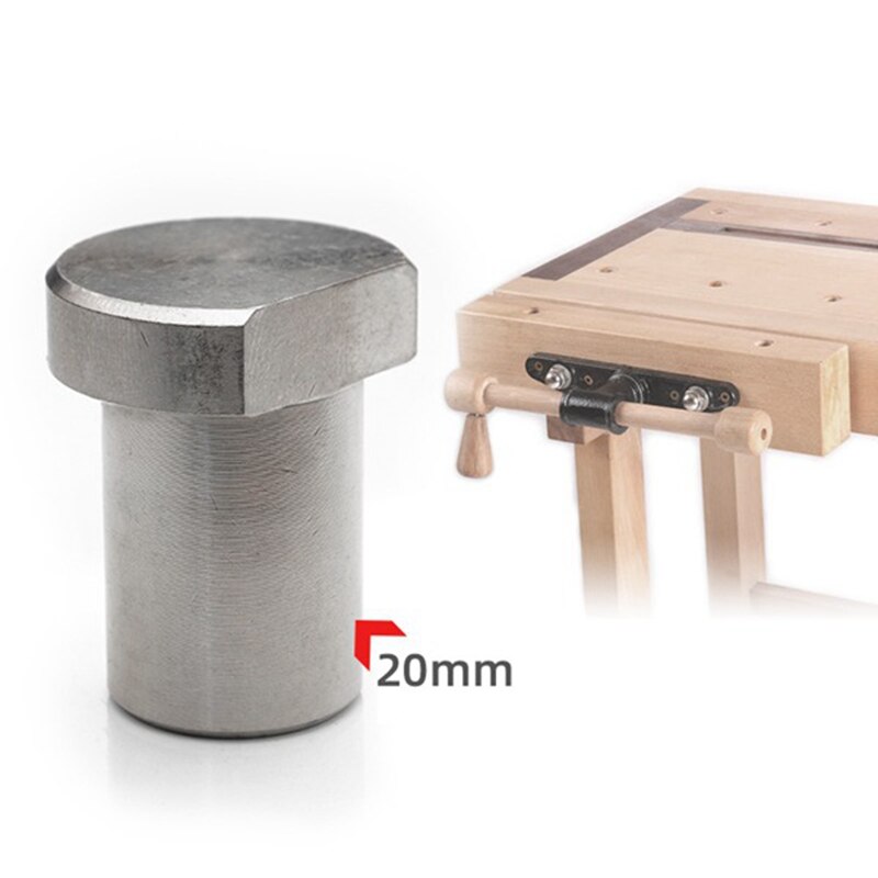 8Pcs Workbench Stoppers, Stainless Steel Limit Tenon Blocks, Fixed Woodworking Table Accessories