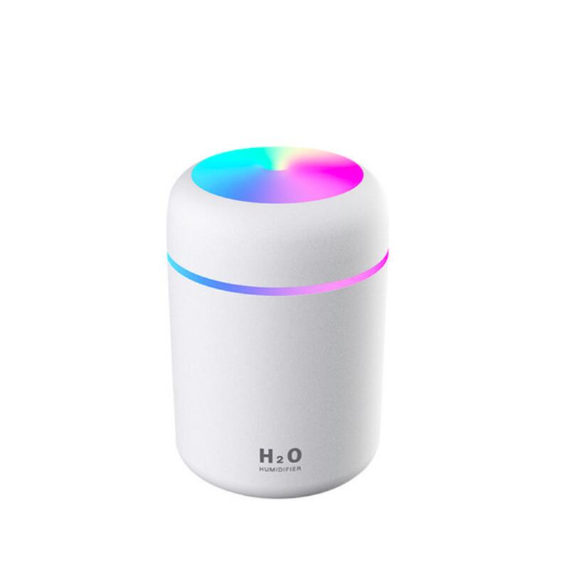 300ml Air Humidifier Led Light USB Ultrasonic Dazzle Cup Aroma Diffuser Cool Mist Maker Aromatherapy Humidificador Difusor: Rust red