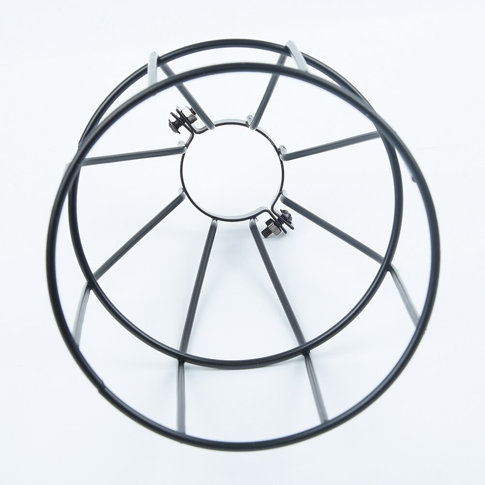 Metal pære vagt lampe bur pendel lamper holdere loft ventilator pære dæksler