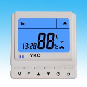 large LCD digital thermostat 220 VAC±10% 16A thermostat for water radiant heating systems and electric heating cable system