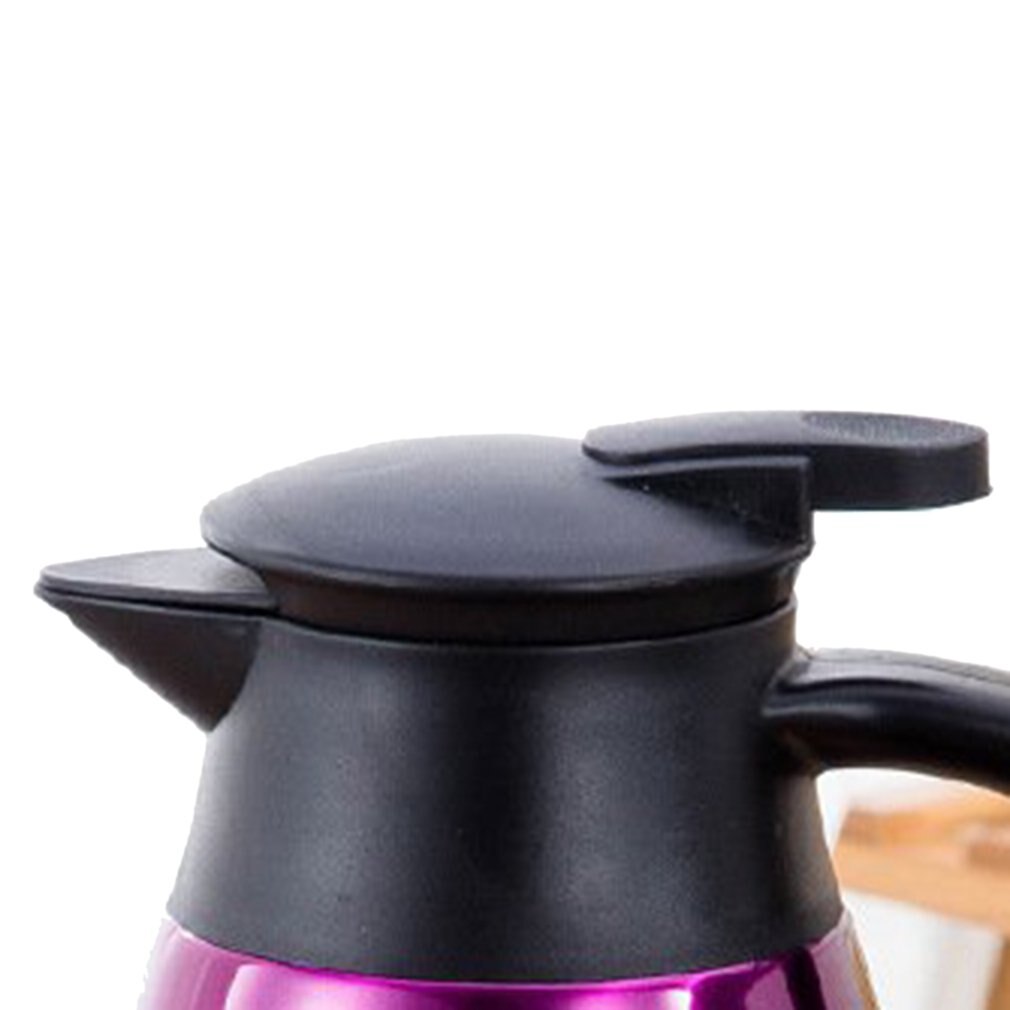 2L 304 Stainless Steel Coffee Pot Vacuum Double Insulation Pot European Style Home Hotel Kettle 20-Hour Heat Preservation