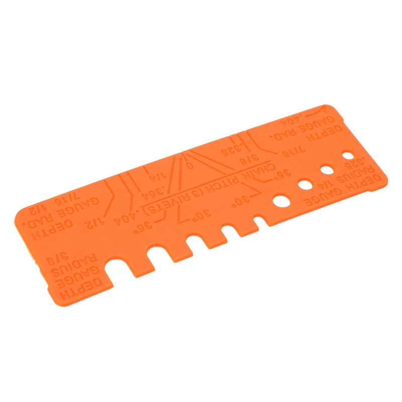 Practical Chainsaw Tool Quick-check Gauge Guide Bar-groove Rail Cleaner 2Pcs/Kit