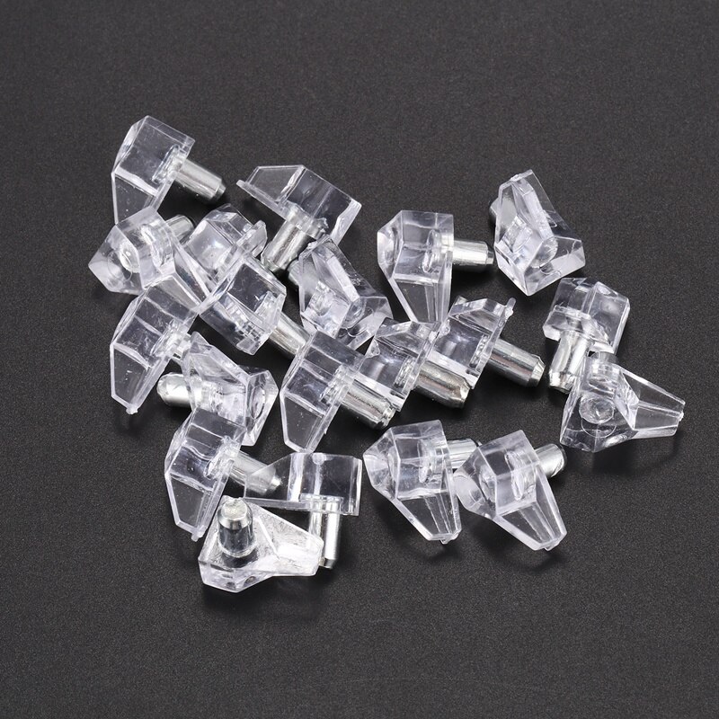 5 mm Stift Regal unterstützung Regal Nieten starke unterstützung 20 stücke, transparent