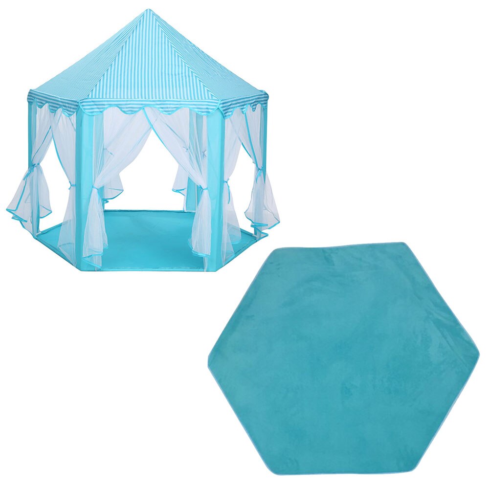 Portable Princess Castle Children Play Activity Tent Fairy House Fun Playhouse Beach Tent Boys Girls Baby Toys For Children: WJ3003B P8