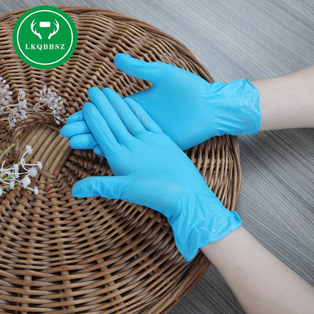 PVC Gloves Disposable Anti-Static Plastic Gloves Mask For Food Cleaning Cooking Kitchen Accessories 20/50/100PCS