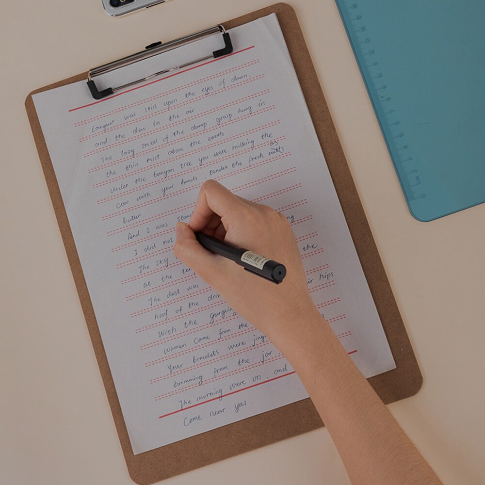 Deli Folder A4 Board Clip Writing Splint Stationery Writing Pad Cardboard Student Test Paper A5 Multi-function Office supplies