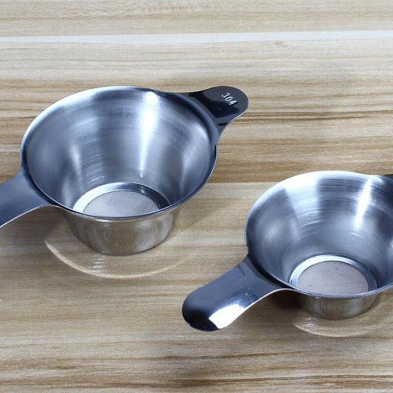 1PC acier inoxydable passoire à thé Fine maille chinois Kungfu thé feuille entonnoir filtre pour thé et café accessoires de cuisine