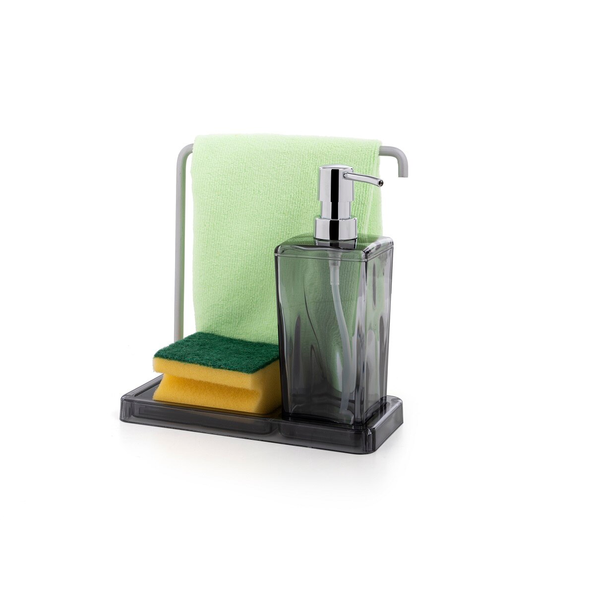 Keuken Type Zeepdispenser Hand Doek Band Badkamer Apparatuur Acessories 19 Verschillende Kleuren Zwart Grijs Hervulbare Luxe: Transparent Black