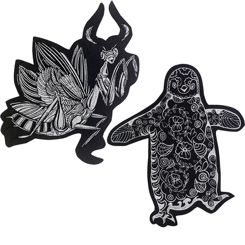 Insects Series Cartoon Animal Patchwork Sticker Bee ，Snakes, butterflies,combination Iron on Sewing Patches: NO.15