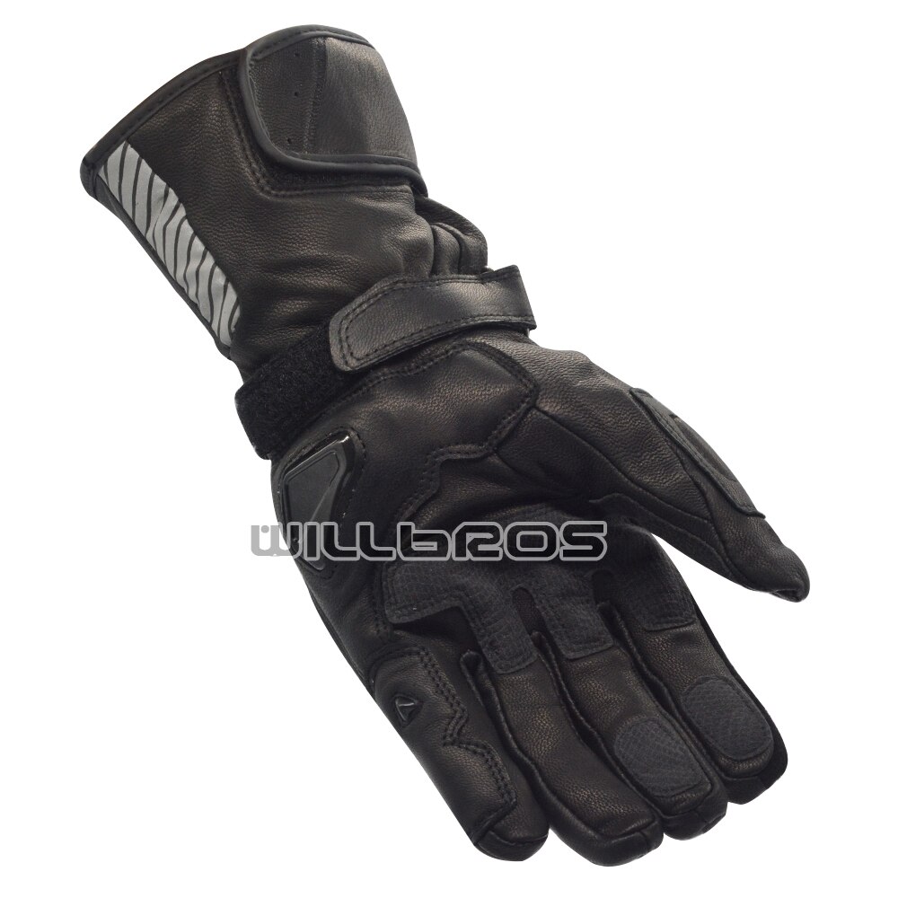 Harssidanzar KM053EU Leren winterhandschoenen, warme Shearling wol