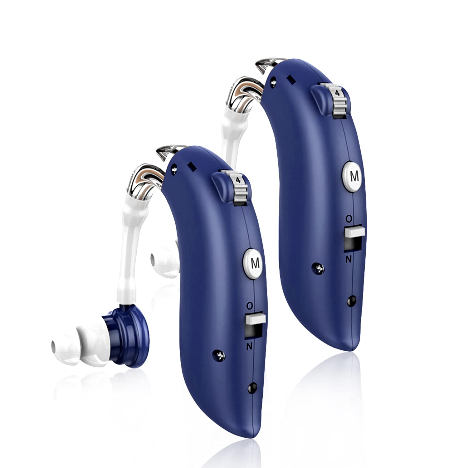 Prothèse auditive Bluetooth Rechargeable, appareil d&#39;aide auditive pour personnes âgées et adultes, soins de santé, perte d&#39;audition, suppression du bruit: Blue-US plug