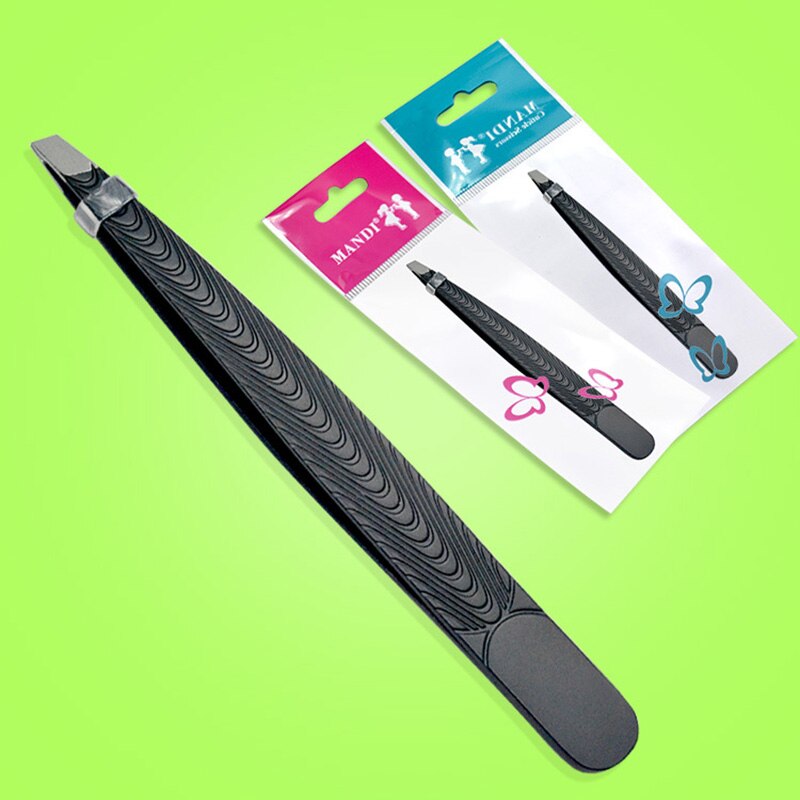 Rainbow Eyebrow Tweezer Stainless Steel Slant Tip Hair Remover Eyebrow Clip Beauty Makeup Tool 789