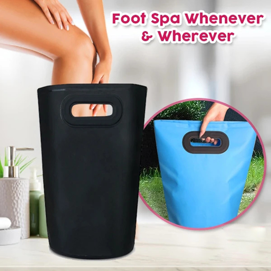 Sammenklappelig fodbad almindelig skummende massage spand plast fodbad vask hævende fodbad fording tønde reducere tryk