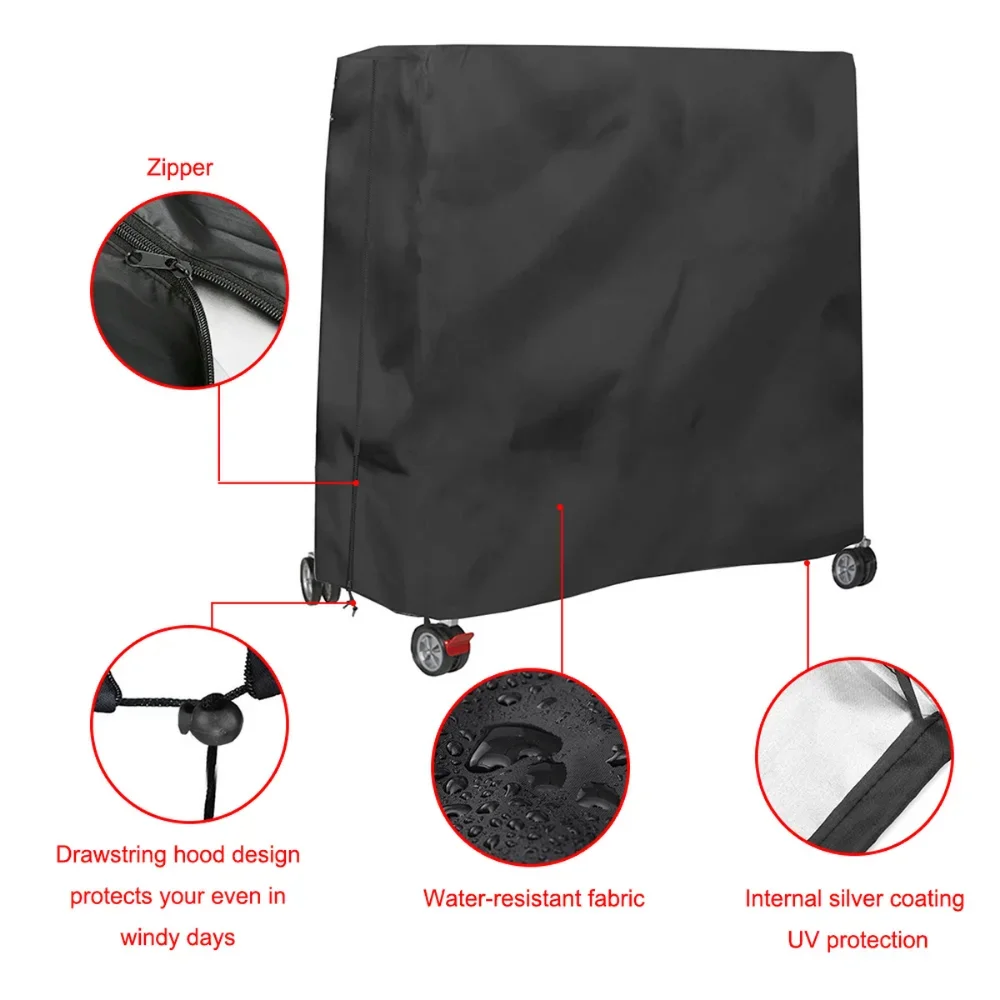 Zware Waterdichte Stofdicht Tafeltennis Cover 210D Oxford Doek Indoor/Outdoor Ping Pong Tafel Opslag Covers Accessoires