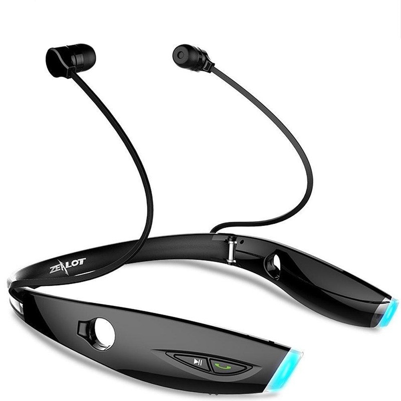 Unitop Ijveraar H1 Draadloze Sport Hoofdtelefoon Waterdichte Draagbare Bluetooth Headset Met Microfoon Hals Dragen Stereo Oortelefoon