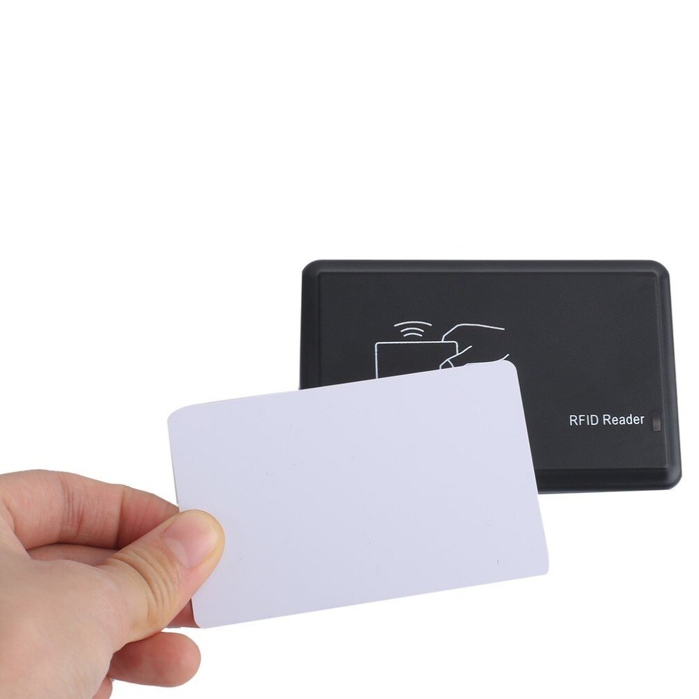 Usb 125 khz rfid  em4305 t5567 kortläsare/skrivare kopiator/skrivare programmerare brännare  + 5 id nyckelspännen  + 5 id kort rfid läsare