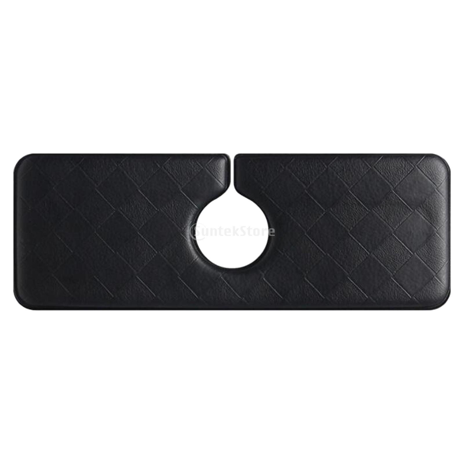 Keukenkraan Absorberende Mat Verdikking Kraan Absorberende Pad Wastafel Absorberende Pad Voor Keuken Aanrecht 7 Kleuren: Black A