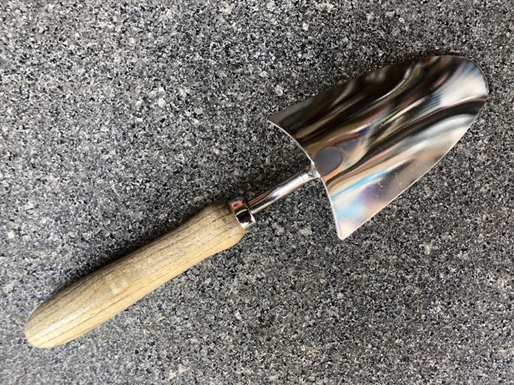 Traditionele Engels Tuin Hand Troffel Tuinieren Tool Met Sterke Essenhout Handvat & Full Size Rvs Graven Blade