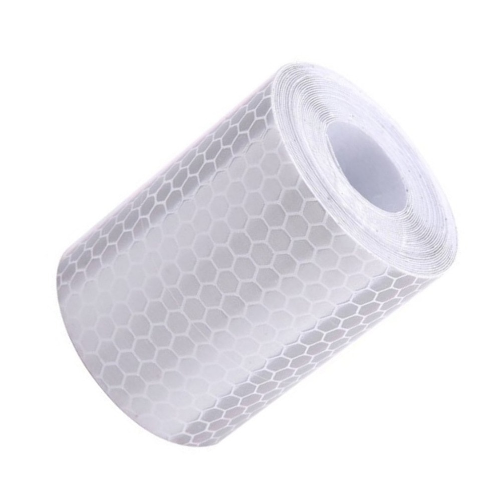 5Cm * 3M Veiligheid Mark Reflecterende Tape Stickers Auto-Styling Zelfklevend Waarschuwing Tape Automobiles Motorfiets Reflecterende film