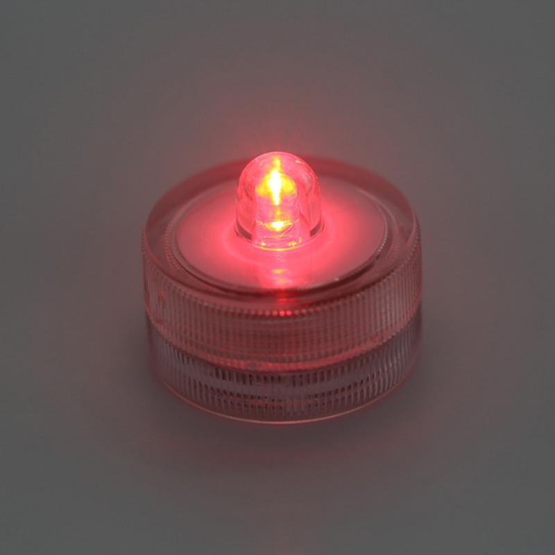 Waterproof Aquarium Fish Tank Light Home Table Decoration Micro Landscape Lamp LED Light Small Eco Cylinder Fish Pet Accessories: Red