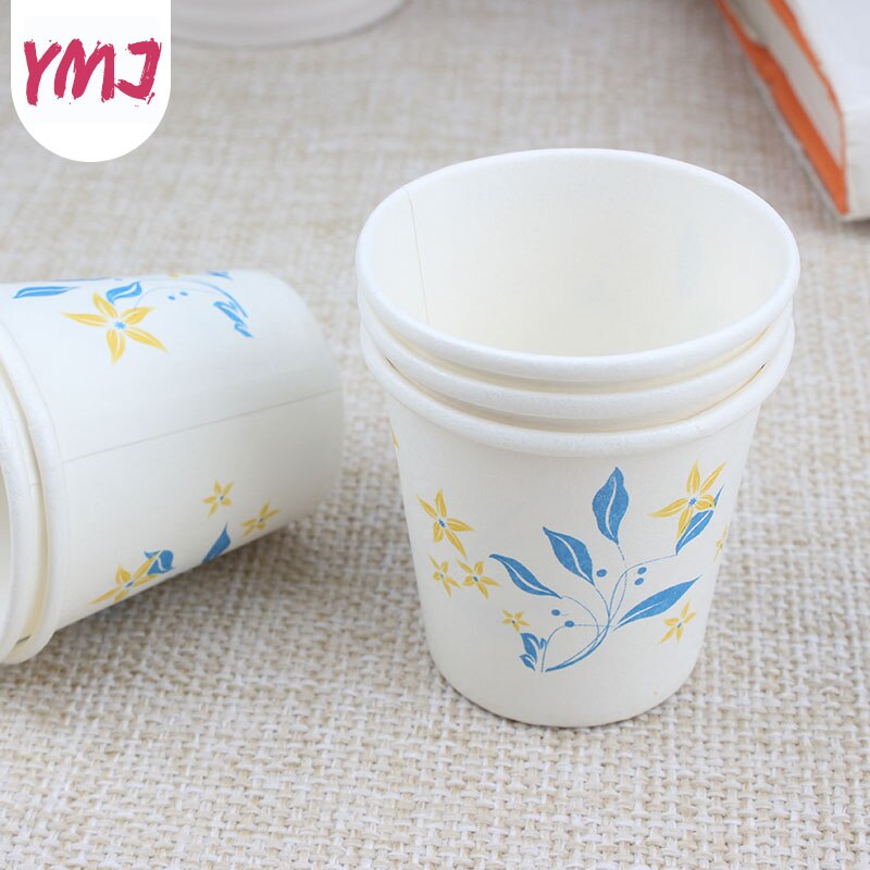 Mini tasse à boire jetable épaissie de 60ML, ustensiles de fête commerciale, tasses de dégustation en papier, petits 75 pièces/paquets